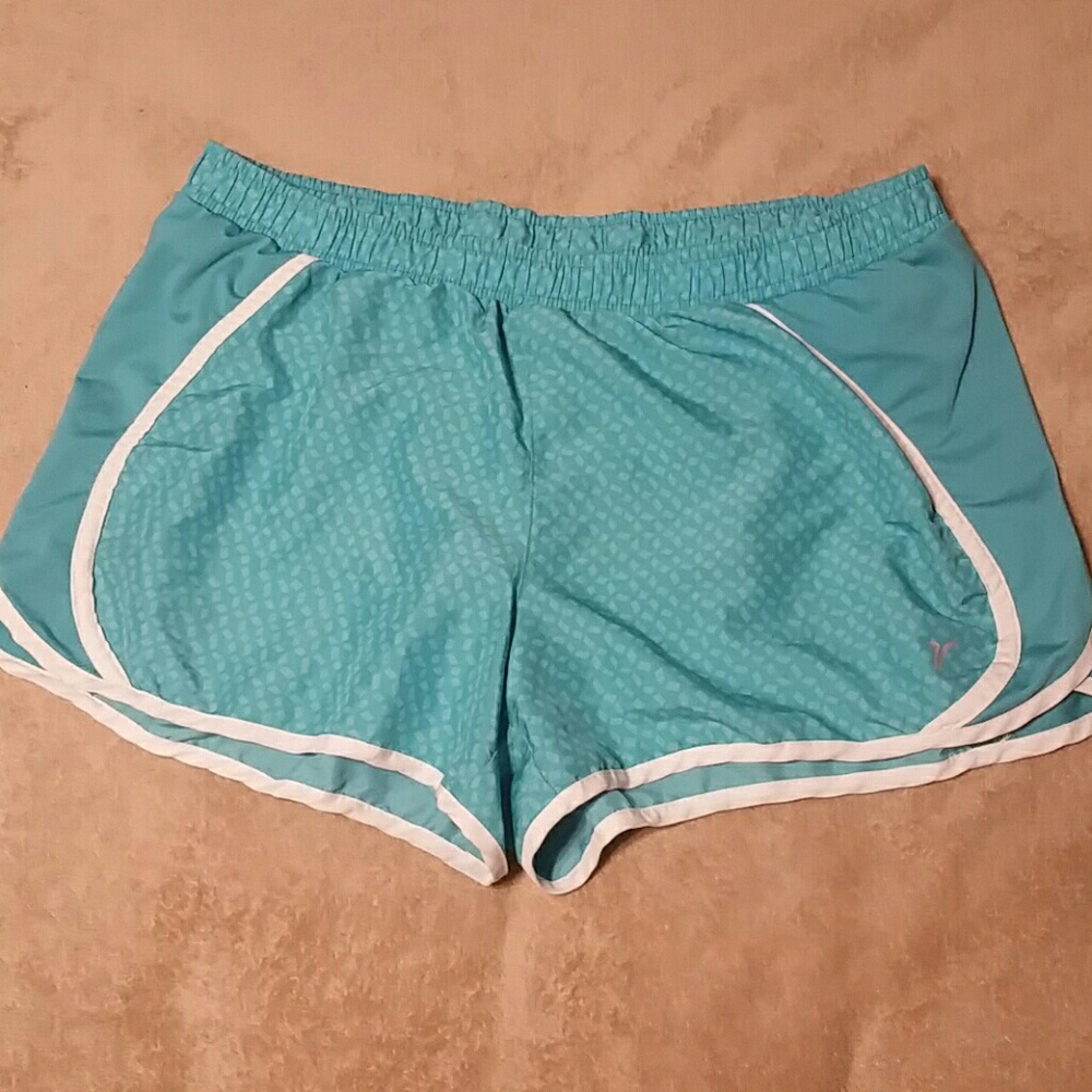 Women's Active Old Navy Teal Runner shorts sz M